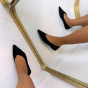 MOCASSIN À FRANGES DES8508 - NOIR