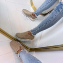 SPARKLING SNEAKER 21-Q119 - KHAKI