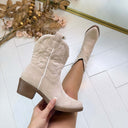 *ACTIE* BESTIE BOOT DES952 - BEIGE/SUE