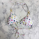 GUESS BEACH TRIANGLE BIKINI TOP E6GJ37MC04R