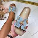 DETAIL BEDEL SLIPPER X02-PL - H. BLAU