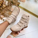 NEW WEDGE BOOT 7108* - BEIGE