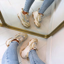 STEVE MADDEN POSSESSION-E SNEAKER 4652 - TAUPE/GRAUES WILDLEDER