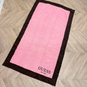 GUESS BEACH 1981 TOWEL E5GZ15KCDM0 -G67Q BRAUN/PINK