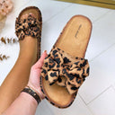 DOPPELSCHLEIFEN-PANTOLETTE 3890 - LEOPARD