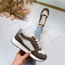 ZIP SNEAKER BO-908 - BROWN