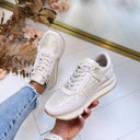 GUESS FASHION SNEAKER FLTEG5LEA12 - OFF WHITE