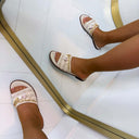 PRETTY DETAIL SLIPPER GQ8-079 - BEIGE