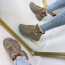 STEVE MADDEN BASKET POSSESSION-E 0033 - TAUPE FONCÉ