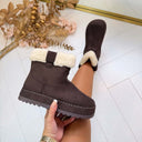 COMFY BOOT 9076 - BROWN