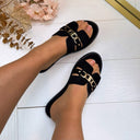 DIANA PRETTY SLIPPER M-39 - BLACK