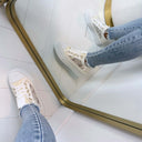 FLOWER LACE SNEAKER LS698 - ROSA