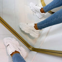 STEVE MADDEN BASKET POSSESSION-E 0033 - BLANC