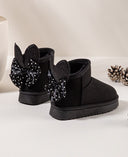 *KIDS* BUNNY BOW UGIE BOOT 20430 - BLACK