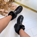 STEVE MADDEN RIPSTORM BOOT 5845 - BLACK LEATHER