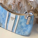 GUESS NOELLE II TOP ZIP SHOULDER BAG DL967218 - DENIMLOGO