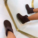 FLUFFY UGIE BOOT 8-510 - BROWN