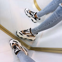 STEVE MADDEN POSSESSION-E SNEAKER 0033 - BLK/TAN