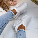 GLAM ZIP SNEAKER YY229 - WHITE