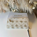 GUESS NEDA ZIPAROUND GELDBÖRSE CP9654145 - OFFWHITE LOGO
