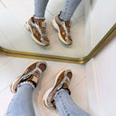 SHAUNA SNEAKER 8-502 - BRONZE