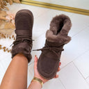 FLUFFY BOOT 9077 - BROWN