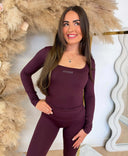 GUESS LOTUS LS KNIT TOP V6BP05K6318 - RGP BORDEAUX