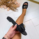 GUESS LOGO PANTOLETTE FLGEL3ELE19 - BLACK