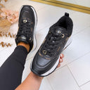 GUESS FACTER SNEAKER FLFFACELE12 - BLACK