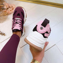 STEVE MADDEN POSSESSION-E SNEAKER 4652 - BUR PINK SUEDE