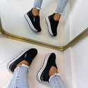 GLAM ZIP SNEAKER YY229 - SCHWARZ