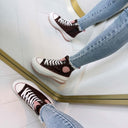 PLATEAU DETAIL SNEAKER LS-680 - BROWN