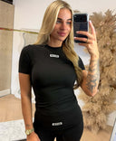 UNIQUE THE LABEL NENA T-SHIRT MANCHES COURTES NOIR