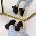 GLITZER-DETAIL-SNEAKER 8997 – SCHWARZ