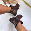 BOW BOOT M-814 - MAROON