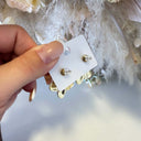 BIG FLOWER EARRING S1011 - GOLD