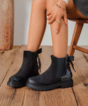 BOW BOOT M-814 - NOIR