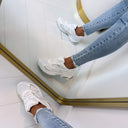 SPORTLICHER SNEAKER 8-262 - WEISS