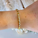 SMALL CLOVER STONES SZ4312 - GOLD