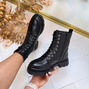 BOTTE À FERMETURE ÉCLAIR DES657 - NOIR