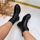 BOTTE À FERMETURE ÉCLAIR DES657 - NOIR