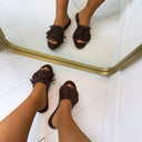 FRANSEN-SLIPPER X5-566 – BRAUN