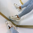 DWRS NEYA SNEAKER B11849-01 - CHAMPAGNER/WEISS