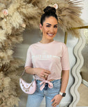 GUESS BOW TEE V6GI20K3509 - G67B ROSE