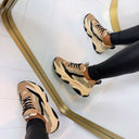 STEVE MADDEN POSSESSION-E SNEAKER 0033 - KAKI/NOIR