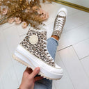 PLATEAU-DETAIL-SNEAKER LS-680 LEOPARD