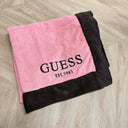 GUESS BEACH 1981 TOWEL E5GZ15KCDM0 -G67Q BRAUN/PINK