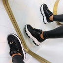 GUESS BLACK SNEAKER FLFBRTELE12