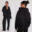 UNIQUE THE LABEL NYLA VEST DEEP BLACK