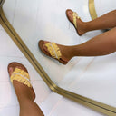 LARA BEDEL SLIPPER 8-2007 – GELB